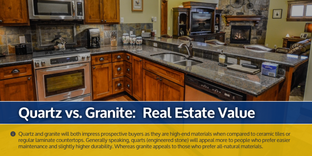Quartz vs. Granite: Real Estate Value | quartz vs granite countertops | StoneSense
