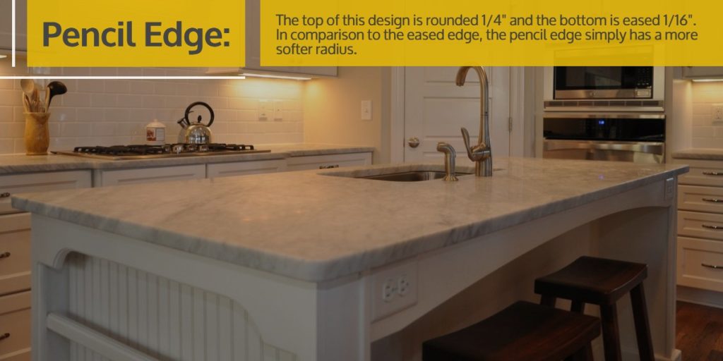 Pencil Edge Vs Eased Edge Countertops Stonesense